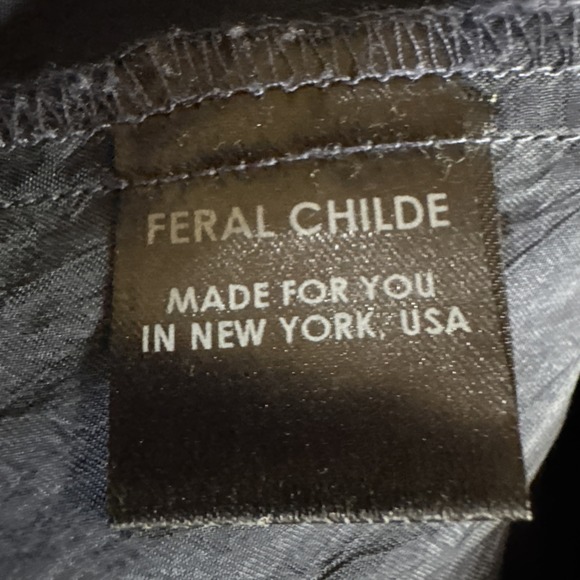 Feral Childe Y2K Cupro Eco Friendly Minimalist Dress‎ sz S Blue Button Up - Picture 5 of 10